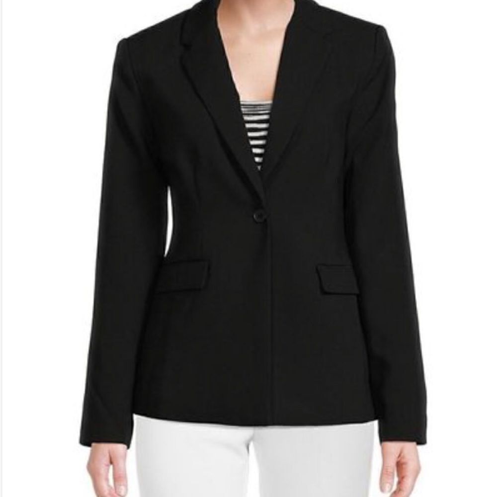 Tahari size 6 women’s blazer greyish blue